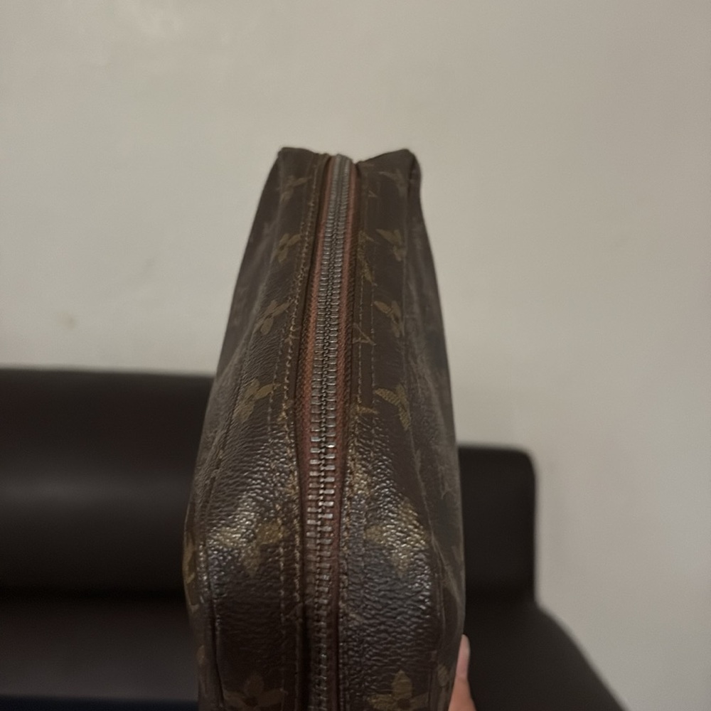 Louis Vuitton Dark Brown Monogram Toiletry Bag - Picture 6 of 12